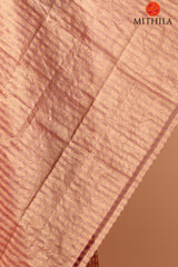 Chequered Tissue Chanderi Silk Saree