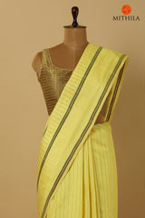 Contemporary Striped Kanjivaram Silk Saree