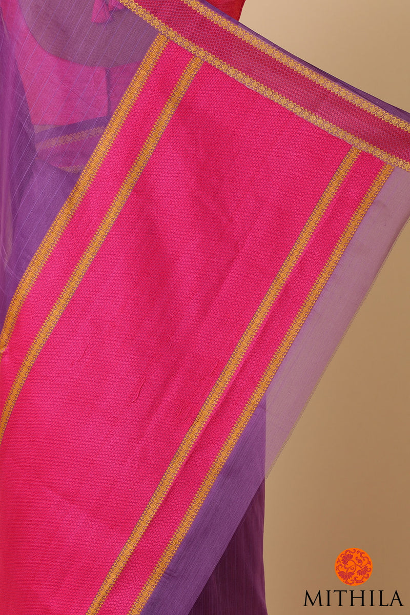 Simple Banarasi Cotton Saree