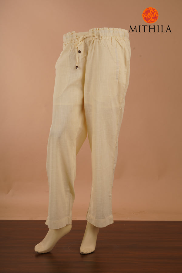 Off-White Free Size Linen Trousers