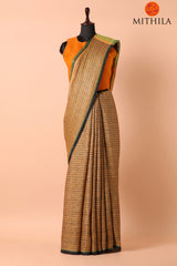 Striped Linen Saree