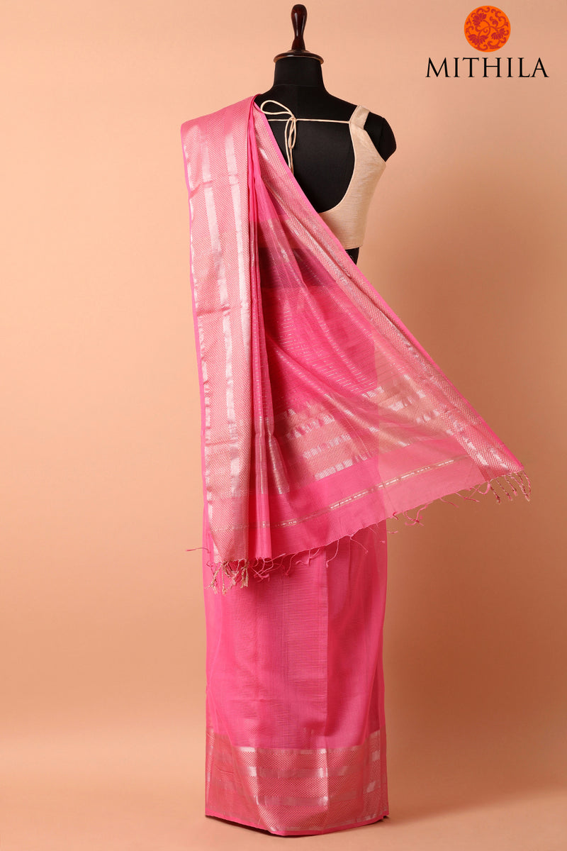 Silk Cotton Maheshwari Saree